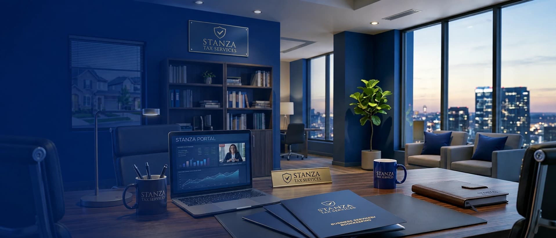 Stanza Tax Services office ready for your appointment